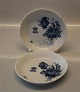 Danish Porcelain Blue Flower curved Tableware Small tray 13 cm Jubilee Crown
