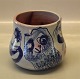 Unknown Danish Art Pottery Bowl with owl