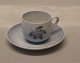B&G Blue Faling Leaves porcelain  	108 b Mocha cup and saucer 5.5 cm 0.75 dl 
(463)
