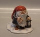 B&G Figurine 0369 RC Gnome with lamp Harald Wiberg 8 x 13 cm Pixie Royal 
Copenhagen "Tomten", 
