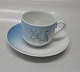 B&G 305 Kaffekop og underkop 1,25 dl (102) Convalla Blåt B&G  porcelæn, 
liljekonval,