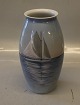 B&G Porcelain B&G 8554-245 Marine Vase with sailboat 24 cm
