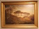 Mariager Kirke 1871 Oil on Cnavas 82 x 114 cm including the golden frame