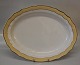 1556-788 Oval platter 37 cm Curved #788 beige Royal Copenhagen