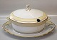 Large 1666-788 Tureen with tray Curved #788 beige Royal Copenhagen