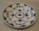 1086-1 Plate with gold  19 cm Blue Fluted Full Lace
