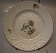 Mimer 028 a Cake plate 15.5 cm (306) B&G Cream porcelain Edelweiss flower, gold 
rim, form 356
