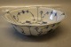 043.6 a Vegetable bowl 8-sided (575.6) 23 x 6.5 cm B&G Blue Traditional 
porcelain full lace pierced rim
