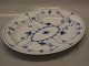 099-1 Oval platter 29 x 36.5 cm Blue Fluted Danish Porcelain
