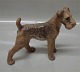 Dahl Jensen figurine 1079 Airedale Terrier (DJ) 20.3 cm
