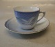 463.5 Cup 5.5 cm  0.75 dl and saucer with pierced rim 11.8 cm Mocha (108b) B&G 
Seagull Porcelain with gold

