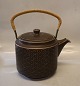 656 Tea pot. Large height 18 cm 1.5 l Umbra Brown Azur Nissen Kronjyden B&G 
Quistgaard  Stoneware