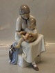 Large B&G 1829 Mother with Baby 31 cm & Cat B&G Porcelain