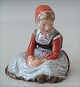 Royal Copenhagen figurine 12420 Girl from Funen (Fyn) 9 cm  Carl Martin-Hansen 
(1877-1941)
