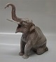 B&G figur B&G 1502 Elefant på knæ Dahl Jensen 29 cm
