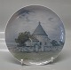 B&G 4810-357-20 Round Church Bornholm 20 cm Signed MH B&G Porcelain handpainted 
decorative plates
