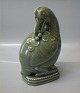 Royal Copenhagen Art Pottery
Green Glazed Celadon mystic bird 2907 Hans Henrik Hansen 23 cm